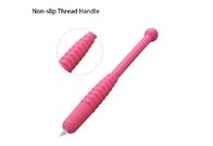 قلم الوشم اليدوي للتطريز المعدني ، قلم وشم الماكياج الدائم الوردي